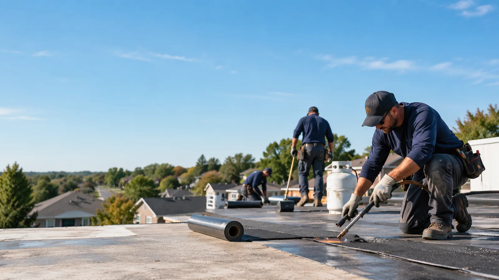 Flat Roof Leak Repair providers in Holcomb, IL